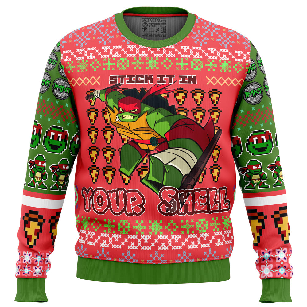 Raphael Rise of the Teenage Mutant Ninja Turtles Ugly Christmas Sweater
