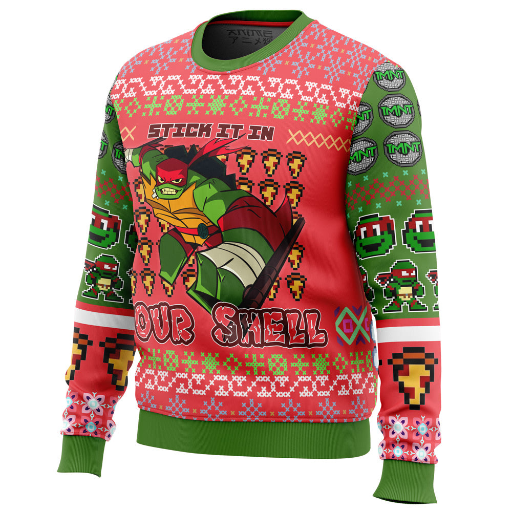 Raphael Rise of the Teenage Mutant Ninja Turtles Ugly Christmas Sweater