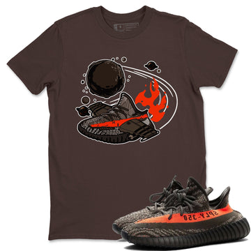 Rocket Boost Sneaker Tee - Yeezy 350 Carbon Beluga