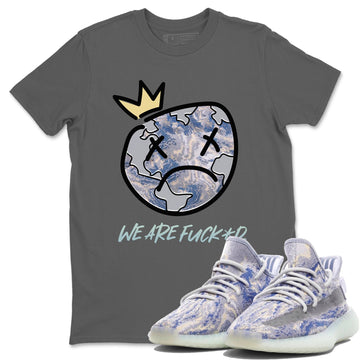 Sad Earth Unisex Tops - Yeezy 350 MX Blue
