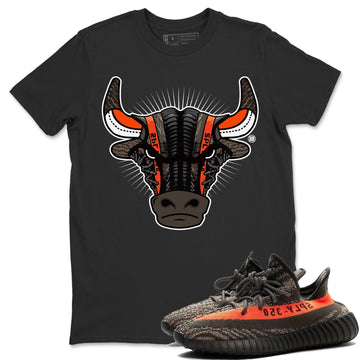 Sneaker Bull Head Unisex Tops - Yeezy 350 Carbon Beluga