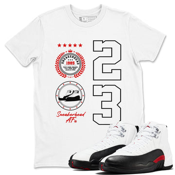 Sneaker Emblem Sneaker Tees - Air Jordan 12 Taxi Flip