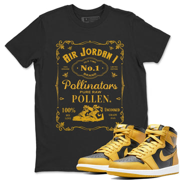 Sneaker Label Unisex Tops - Air Jordan 1 Pollen