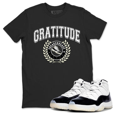 Sneaker Letter Sneaker Tee - Air Jordan 11 Gratitude