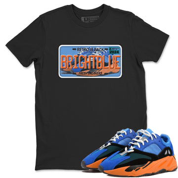 Sneaker Plate Sneaker Tees - Yeezy 700 Bright Blue