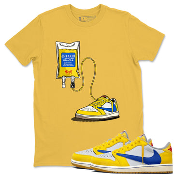 Sneaker Therapy Sneaker Tees - Air Jordan 1 Travis Scott Canary