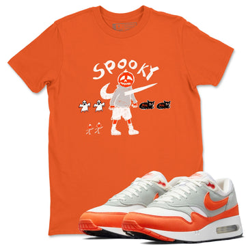 Spooky Pumpkin Sneaker Tees - Air Max 1 Cosmic Clay