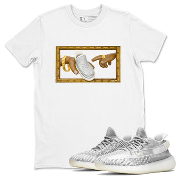 The Creation Of Adam Sneaker Tee - Yeezy 350 Static
