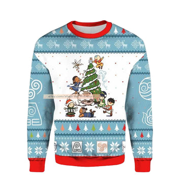 The Last Airbender Avatar Ugly 3D Christmas 2022 Sweater ? Usalast