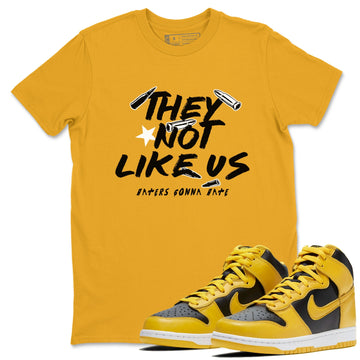 They Not Like Us Sneaker Tees - Dunk High Pollen