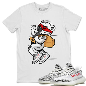 Thief Bear Unisex Tops - Yeezy 350 Zebra
