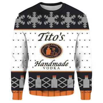 Tito?s Handmade Vokda White Ugly Christmas Sweater 2022 ? Usalast