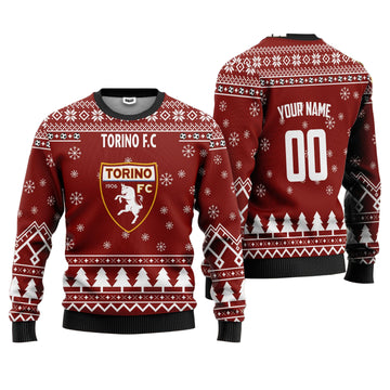 Torino FC Personalized Ugly Christmas Sweater Red Version ? Usalast