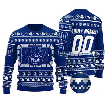 Toronto Maple Leafs Personalized Christmas Sweater ? Usalast