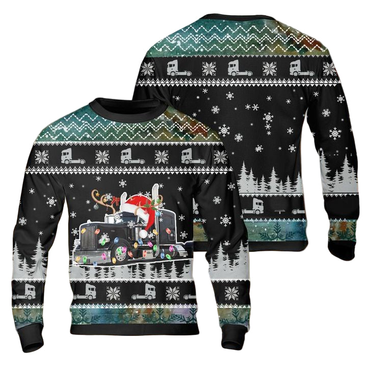 Trucker Christmas AOP Sweater ? Usalast