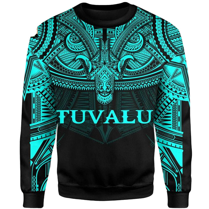 Tuvalu Blue Sweater Polynesian A15 ? Usalast
