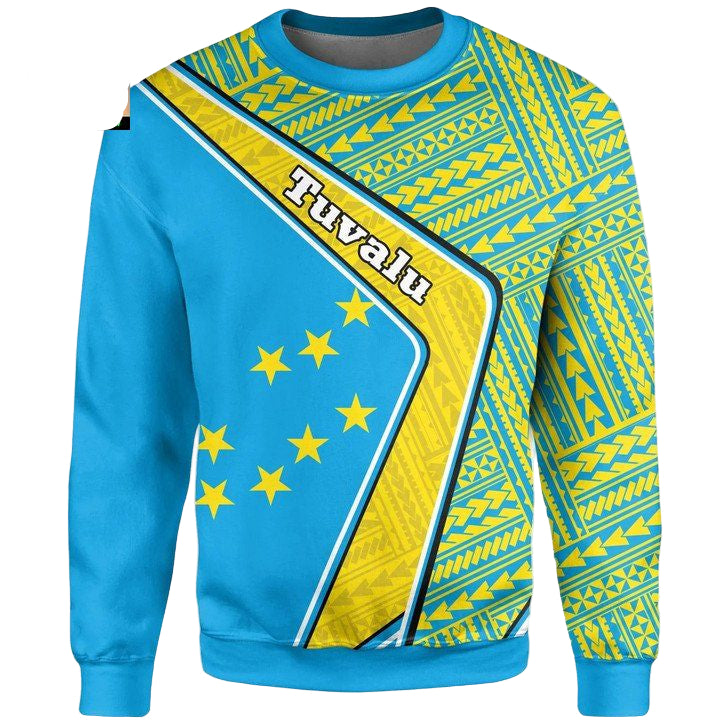 Tuvalu Sweater ? Polynesian Coat Of Arms A224 ? Usalast