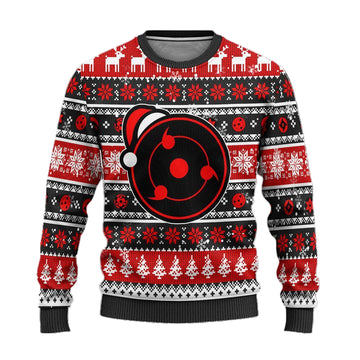 Uchiha Sharingan Anime Ugly Christmas Sweater Naruto Xmas Gift ? Usalast
