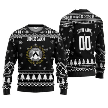 Udinese Calcio Personalized Ugly Christmas Sweater Black Version ? Usalast