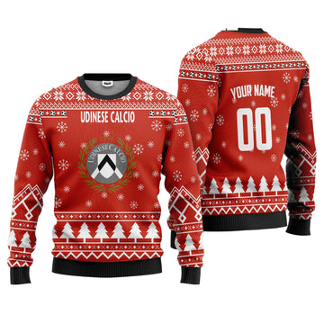 Udinese Calcio Personalized Ugly Christmas Sweater Red Version ? Usalast