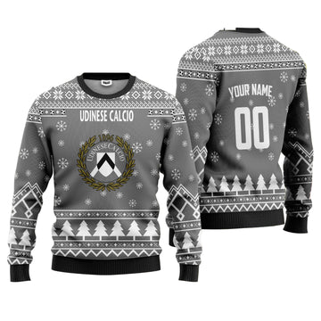Udinese Calcio Personalized Ugly Christmas Sweater Silver Version ? Usalast
