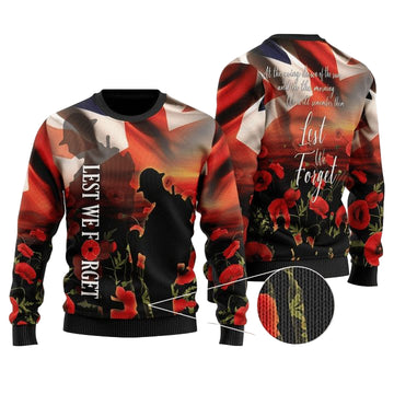 United Kingdom Veterans Let We Forget Ugly Christmas Sweater 2022 ? Usalast