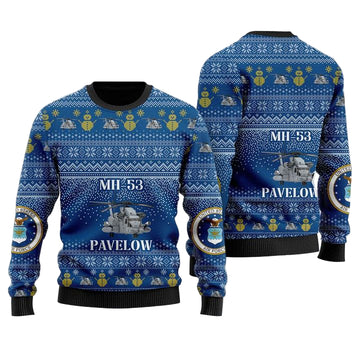 US Air Force Sikorsky MH-53 Pave Low Christmas Sweater 3D ? Usalast