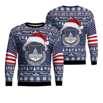 US Capitol Police Christmas Sweater 3D ? Usalast