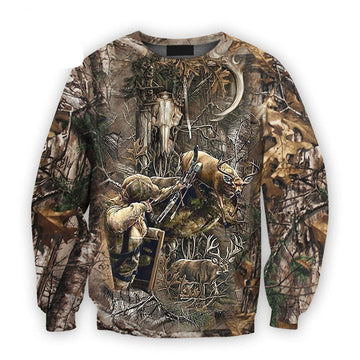 Viticstore Bow Hunting 3D Brown Shade All Over Printed 2Xl Sweater ? Usalast