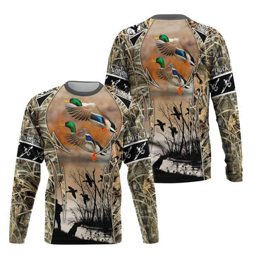 Viticstore Hunting 2 Flying Ducks ? Shade 3D All Over Printed Size Xl Sweater For Hunting Lovers ? Usalast