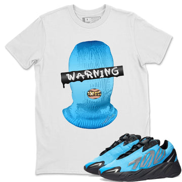 Warning Unisex Tops - Yeezy 700 Bright Cyan