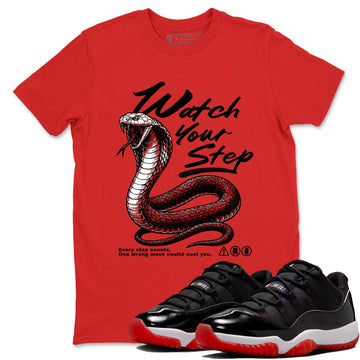 Watch Your Step Sneaker Tees - Air Jordan 11 Bred