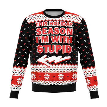 With Stupid Meme 2022 Design 3d Ugly Christmas Sweater ? Usalast