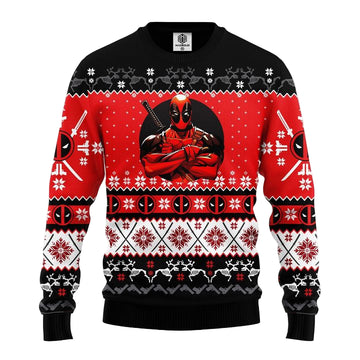 Xmas Deadpool Ugly Christmas Sweater Amazing Gift Idea Thanksgiving Gift Usalast