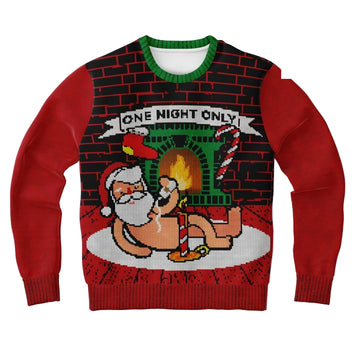 Xmas Funny Santa Adult Santa Outfit Chritsmas Party Sexy 3d Ugly Christmas Sweater Usalast