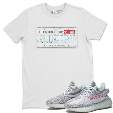 Yeezy Plate Unisex Tops - Yeezy 350 Blue Tint