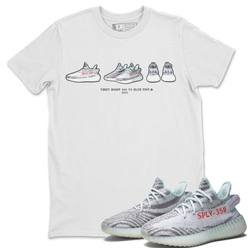 Sneaker Prelude Unisex Tops - Yeezy 350 Blue Tint