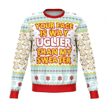 Your Face Is Uglier Funny Meme 2022 3d Ugly Christmas Sweater ? Usalast