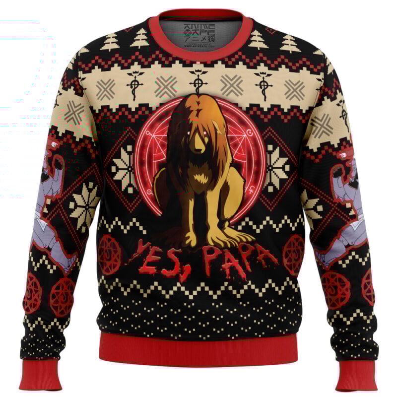 Nina Yes Papa Fullmetal Alchemist Ugly Christmas Sweater