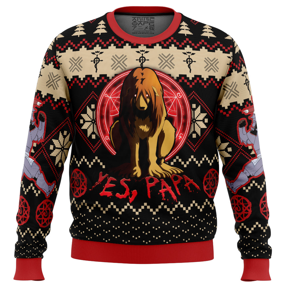 Nina Yes Papa Fullmetal Alchemist Ugly Christmas Sweater
