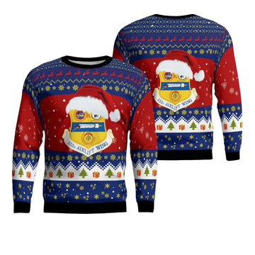 153d Airlift Wing Wyoming Air National Guard Christmas AOP Sweater ? IR01 ? Usalast