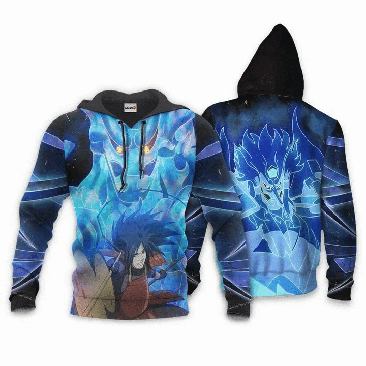 Madara Uchiha And Susanoo Anime Manga Naruto For Men And Women 3d Hoodie Zip Hoodie
