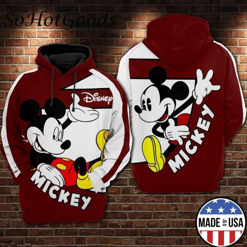 Mickey Full Printing 3d For Mickey Lovers 3d Hoodie 647