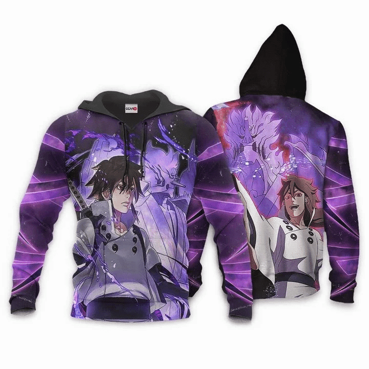Indra Otsutsuki And Susanoo Anime Manga Naruto For Men And Women 3d Hoodie Zip Hoodie