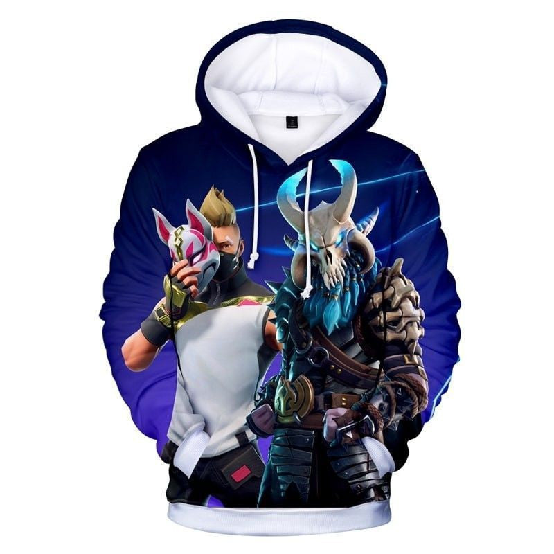 Fortnite Season 5 Map Over Print 3d Hoodie Zip Hoodie