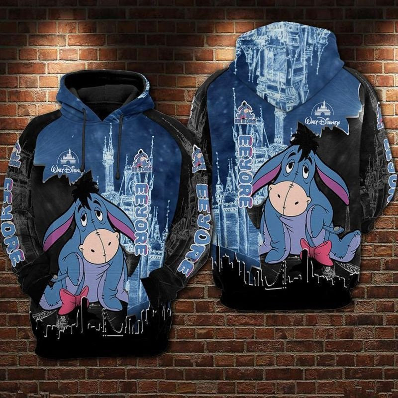 Eeyore The Mini Adventures Of Winnie The Pooh Disney 3d Hoodie Zip Hoodie 700