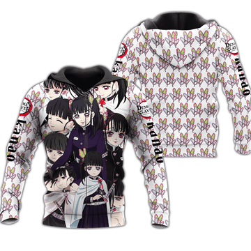 Kanao Tsuyuri Anime Manga Demon Slayers Kimetsu No Yaiba For Men And Women 3d Hoodie Zip Hoodie