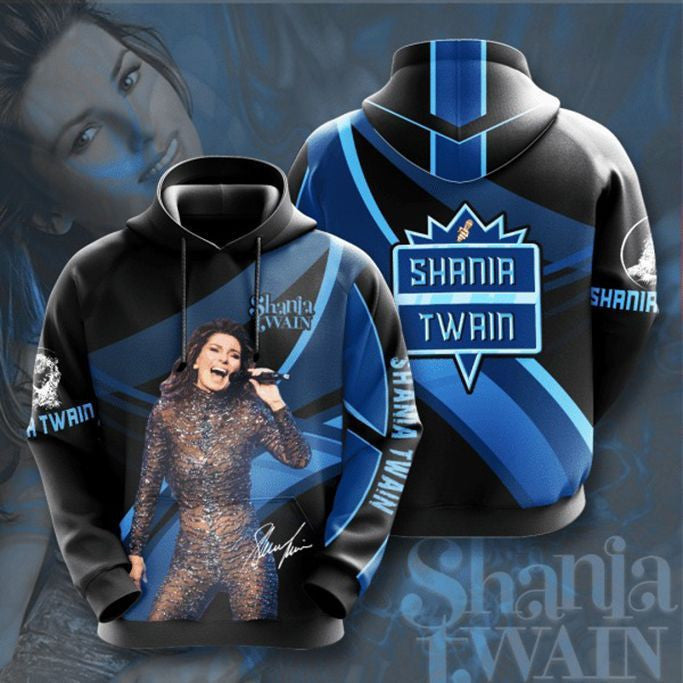 Shania Twain Signature Design Gift For Fan Custom 3d Hoodie All Over Printed Hoodie