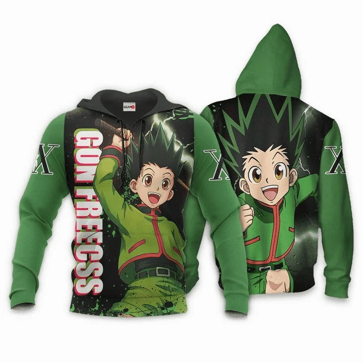 Gon Freecss Anime Manga Hunter X Hunter For Men And Women 3d Hoodie Zip Hoodie