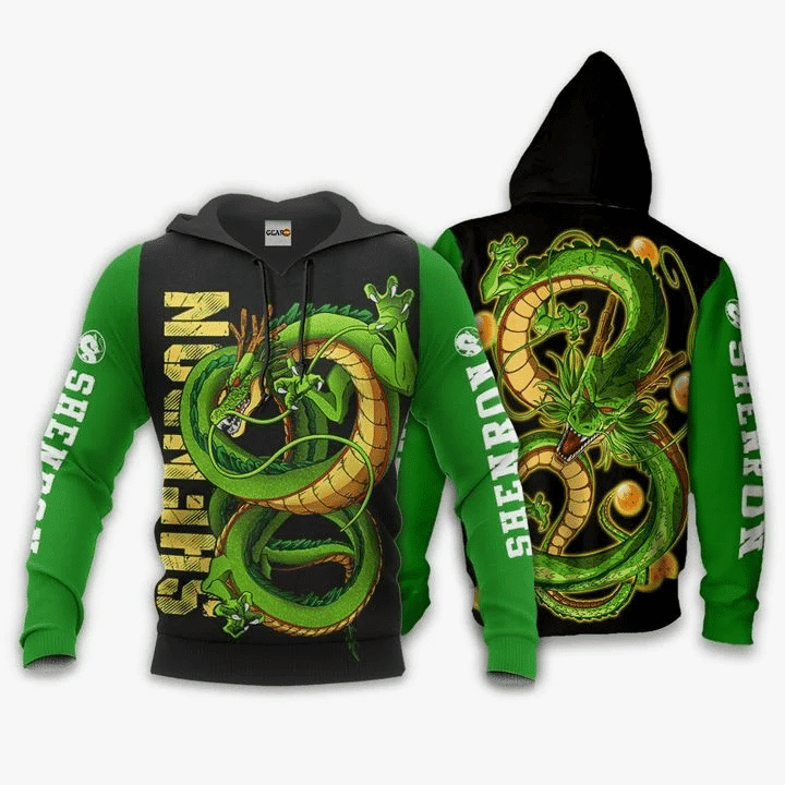 Shenron Dragon Ball Anime Manga For Men And Women 3d Hoodie Zip Hoodie
